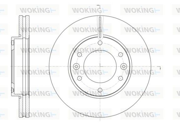 Гальмівний диск, Woking D61396.10