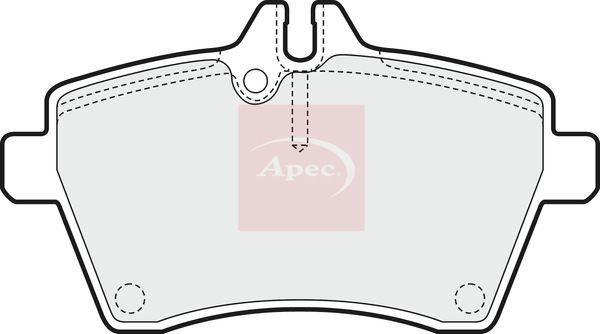APEC Brake Pad Set, disc brake PAD1439
