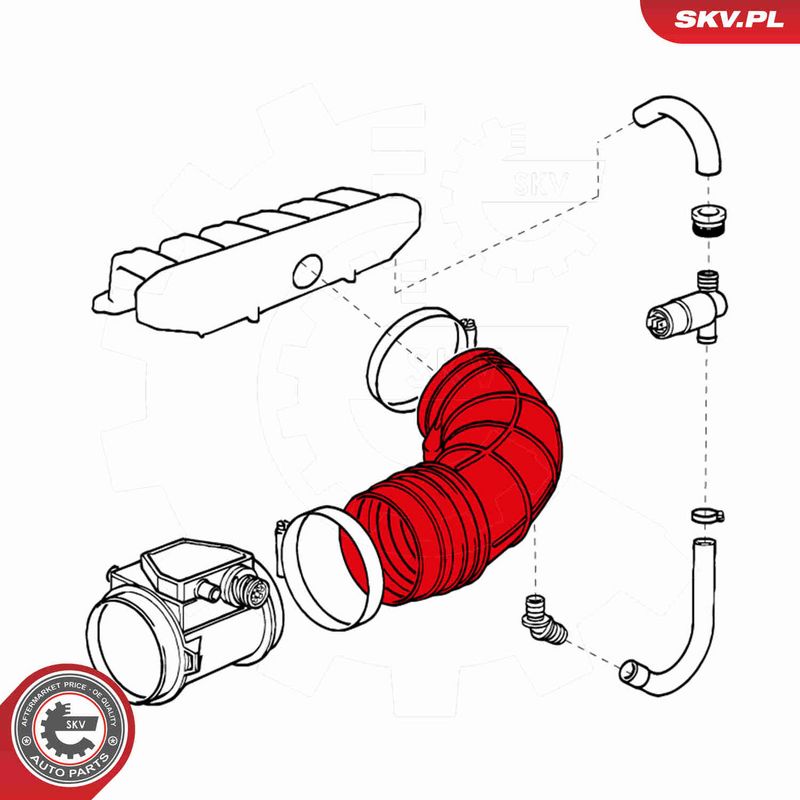 ESEN SKV 24SKV435 Intake Hose, air filter