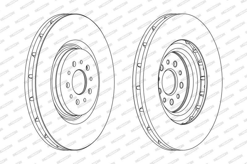 Disc frana DDF1183C-1 FERODO