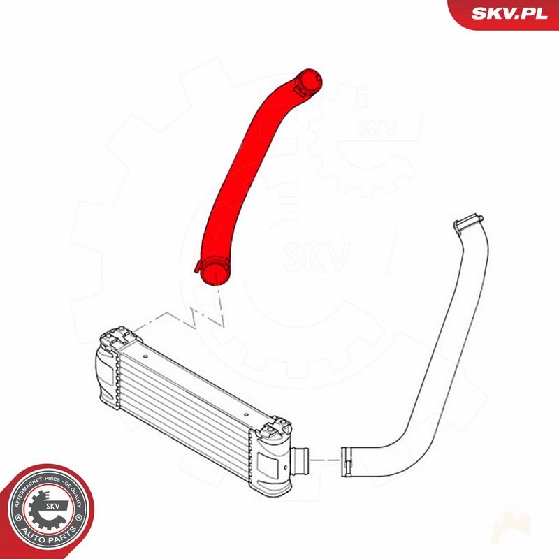 ESEN SKV 43SKV314 Charge Air Hose