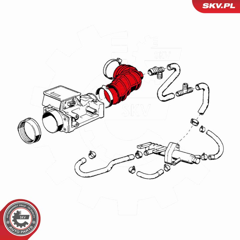 ESEN SKV 24SKV443 Intake Hose, air filter