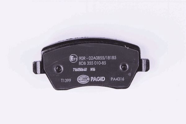 HELLA PAGID 8DB 355 010-851 Brake Pad Set, disc brake