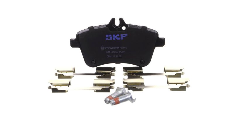 SKF VKBP80126 Комплект гальмівних накладок, дискове гальмо