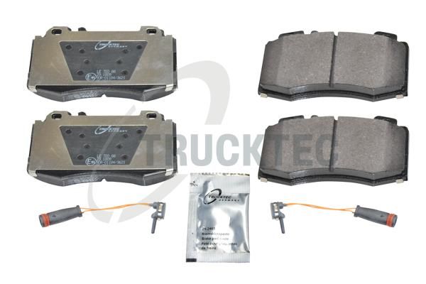 TRUCKTEC AUTOMOTIVE 02.35.124 - Brake Pad Set, disc brake