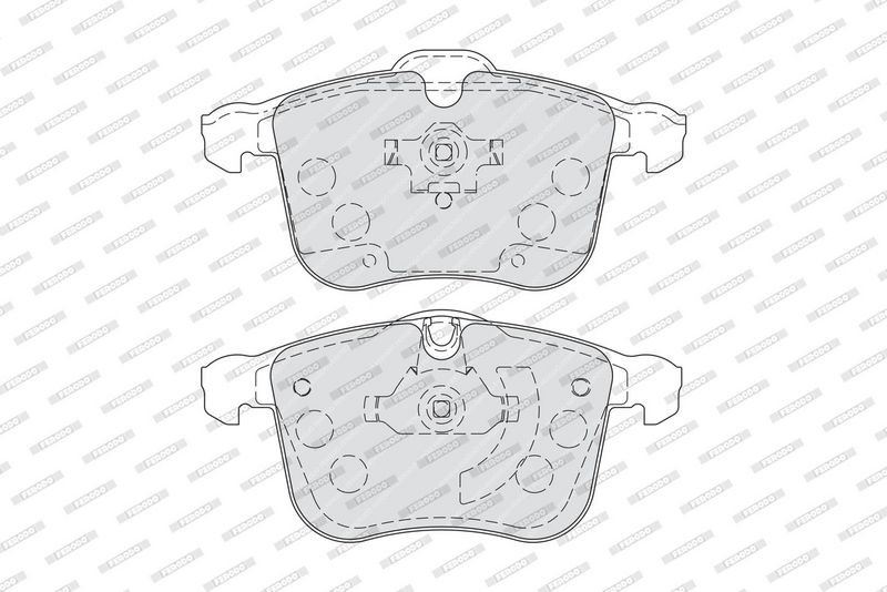 FERODO FDB1833 Brake Pad Set, disc brake