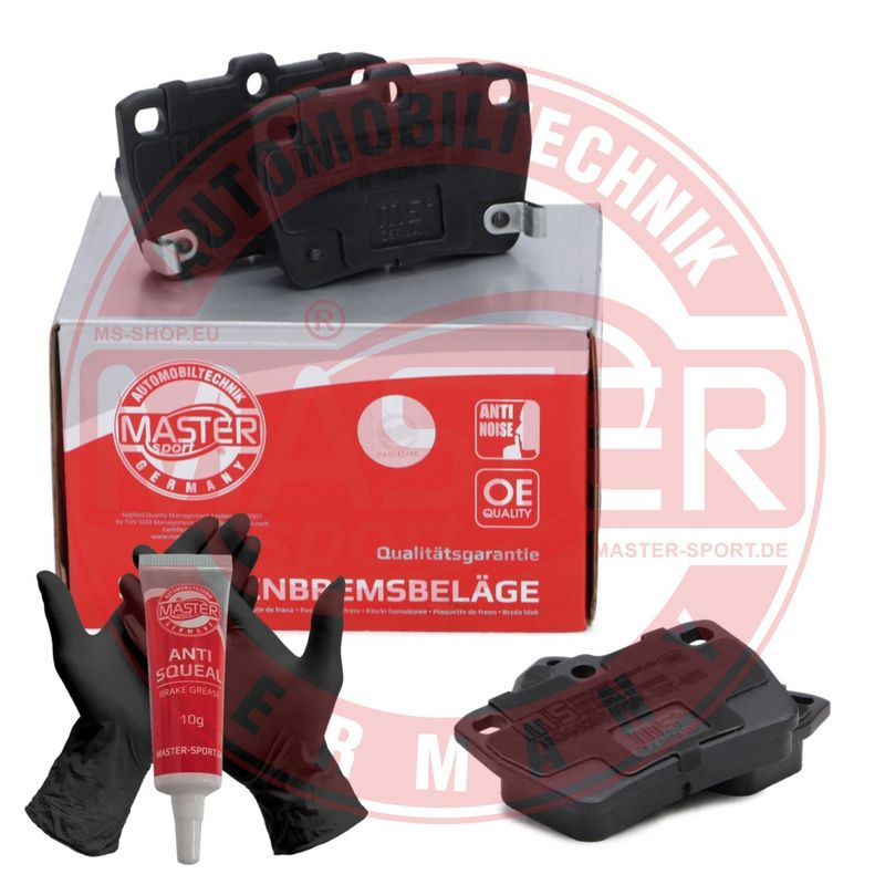 set placute frana,frana disc MASTER SPORT 13046058492N-SET-MS