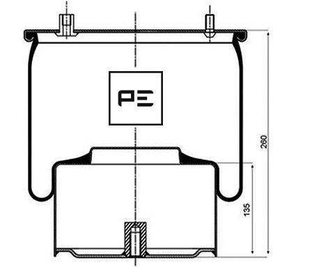 Mech, pneumatické odpružení 084.064-72A