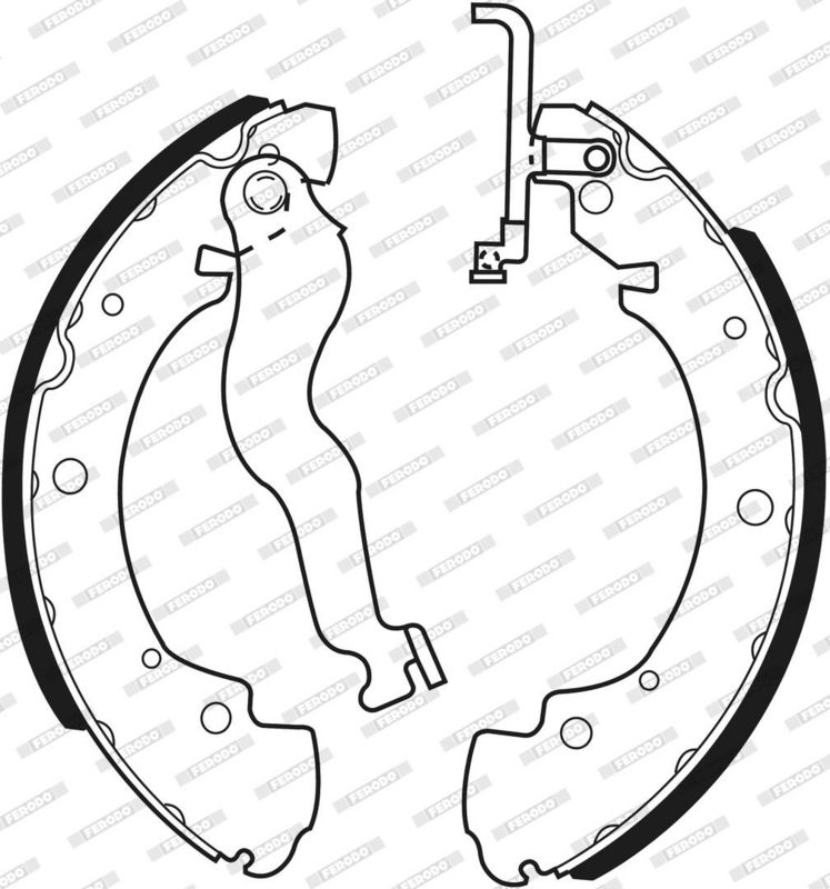 Sada brzdových čelistí FSB428