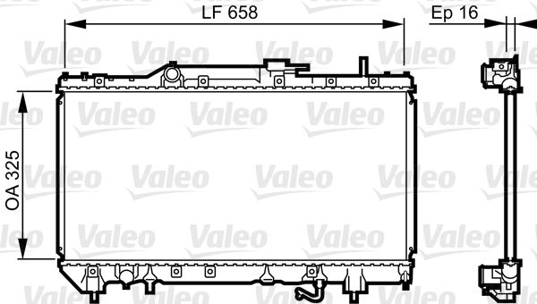 VALEO Radiateur 731685