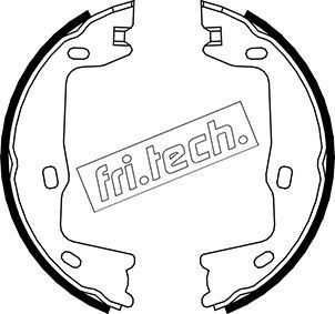 fri.tech. fékpofakészlet, rögzítőfék 1073.159