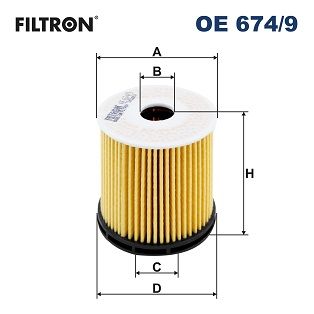 FILTRON olajszűrő OE 674/9