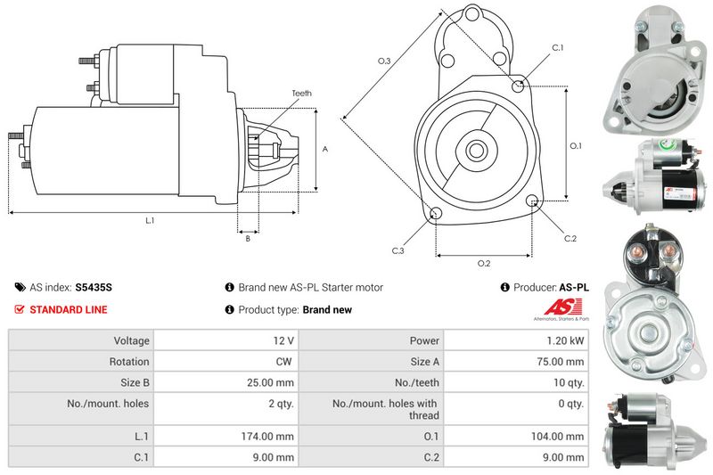 AS-PL S5435S Starter