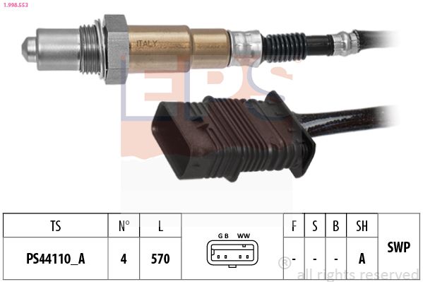 EPS BMW Лямбда-зонд 1 F20 125 i 12-, 3 F30, F80 320 i 12-, X1, X3, X4, X5