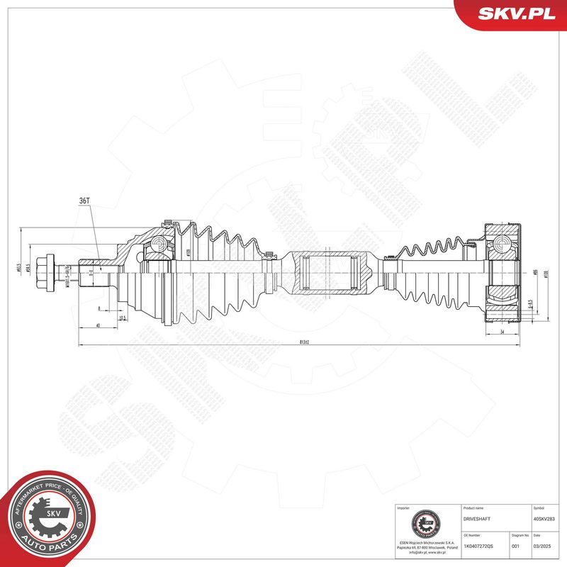 Veovõll, ESEN SKV 40SKV283