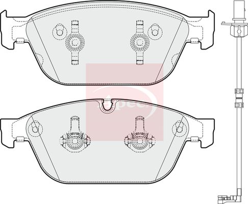 APEC Brake Pad Set, disc brake PAD1785