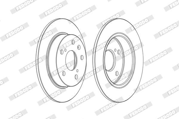 FERODO DDF2493C Brake Disc