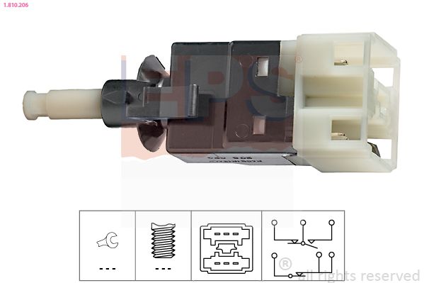 EPS Mercedess выключатель STOP-сигналовый 6-конт W202/W210/W220