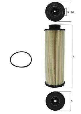 Product Image - Brandstoffilter - KX73/1D - KNECHT
