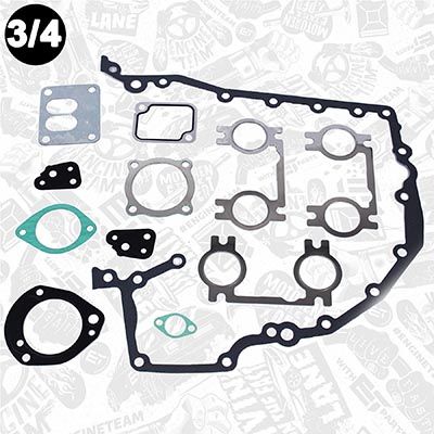 Kompletní sada těsnění, motor TS0018