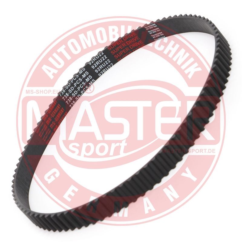 MASTER-SPORT GERMANY Fogasszíj 738-SD-PCS-MS