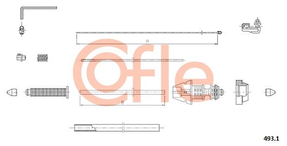 Газопровід, Cofle 493.1