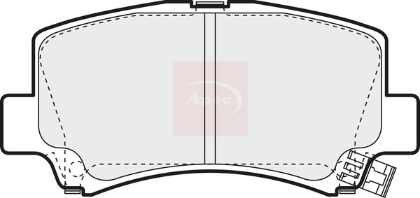 APEC Brake Pad Set, disc brake PAD1093
