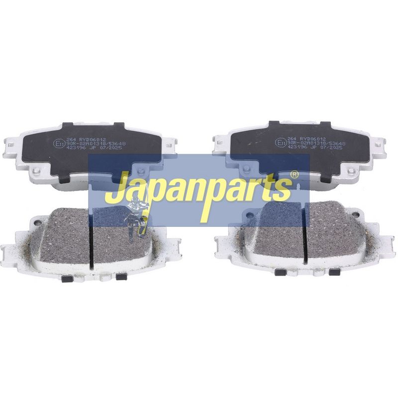 set placute frana,frana disc JAPANPARTS PP-264AF