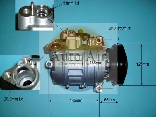 Auto Air Gloucester 14-9694 Compressor, air conditioning