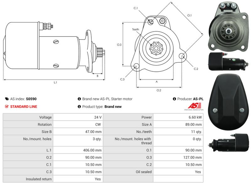 AS-PL S0590 Starter