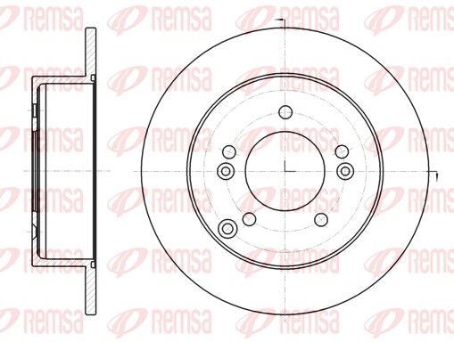 Гальмівний диск, Remsa 61293.00