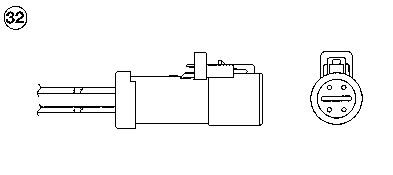 Кисневий датчик, Ngk OZA723EE19