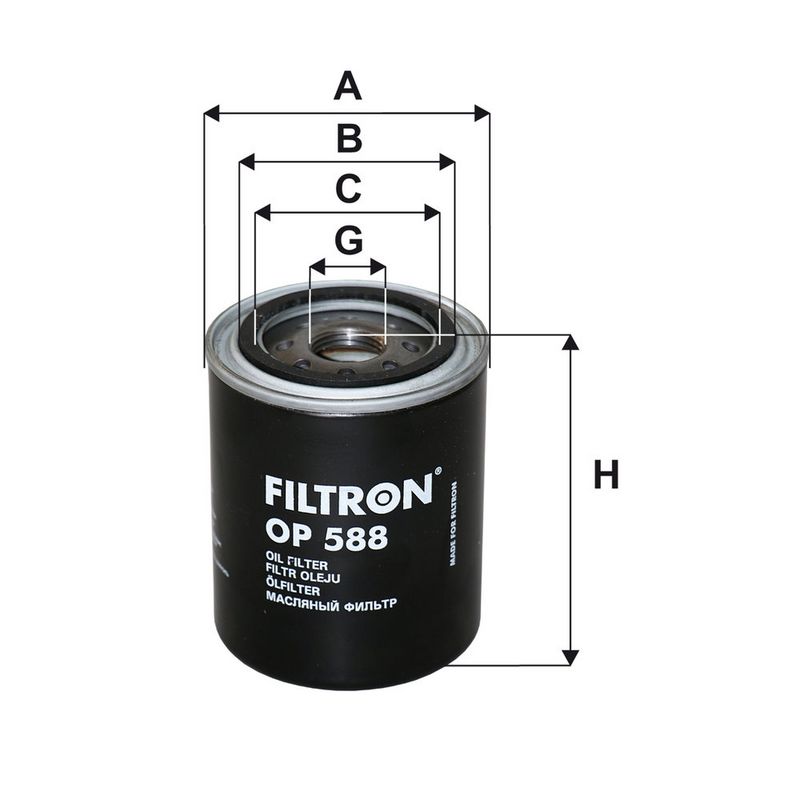 Õlifilter, FILTRON OP 588