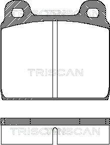 TRISCAN fékbetétkészlet, tárcsafék 8110 29211