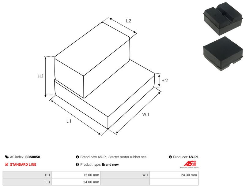 AS-PL SRS0050 Repair Kit, starter