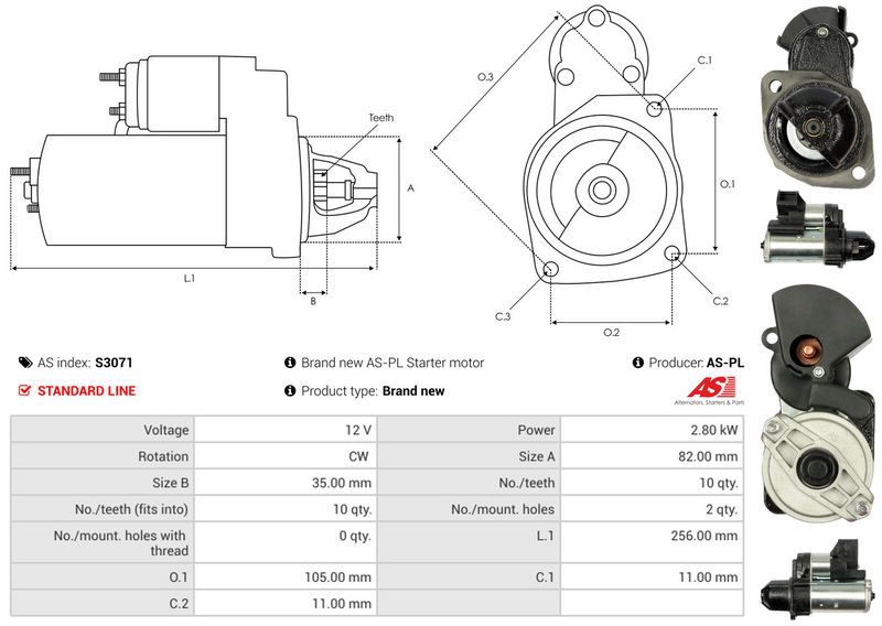 AS-PL S3071 Starter