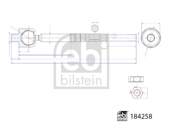 FEBI BILSTEIN axiális csukló, vezetőkar 184258