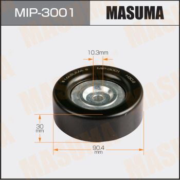 Відвідний/напрямний ролик, поліклиновий ремінь, Masuma MIP3001