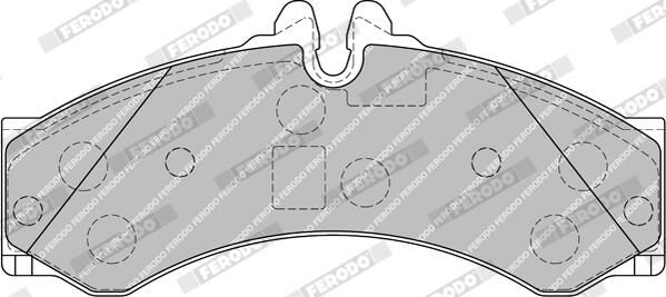 FERODO FVR1879 Brake Pad Set, disc brake