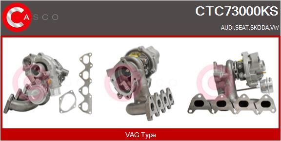 Компресор, наддування, Casco CTC73000KS