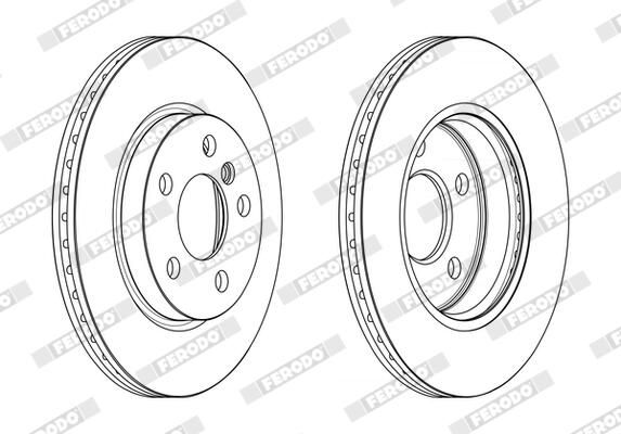 FERODO DDF2651C Brake Disc