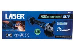 Laser Tools Cordless Angle Grinder 20V w/o Battery