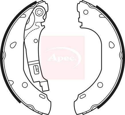 APEC Brake Shoe Set SHU661