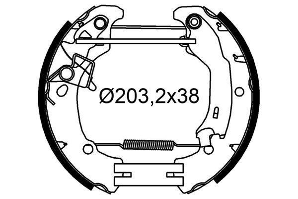 VALEO Remschoenset 554933