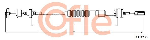 Тросовий привод, привод зчеплення, Cofle 92113235