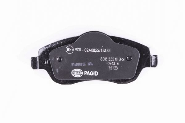 HELLA 8DB 355 018-511 Brake Pad Set, disc brake