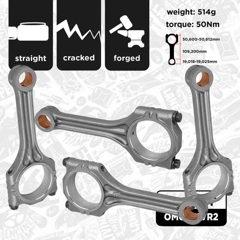 Product Image - Plunjerset - OM0051VR2 - ET ENGINETEAM