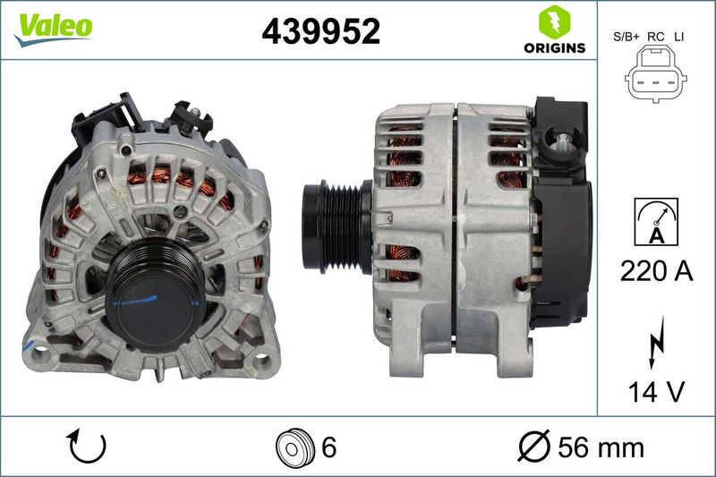 VALEO Dynamo / Alternator 439952