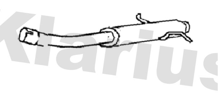 KLARIUS 211093 - Rear Silencer