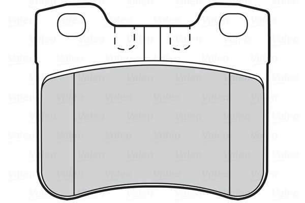 Комплект гальмівних накладок, дискове гальмо, Valeo 301360